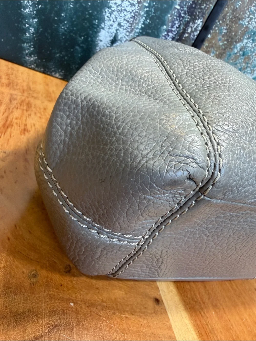 Coach 2018 Classic Lexy Shoulder Bag Pewter Gray Pebbled Leather Hobo